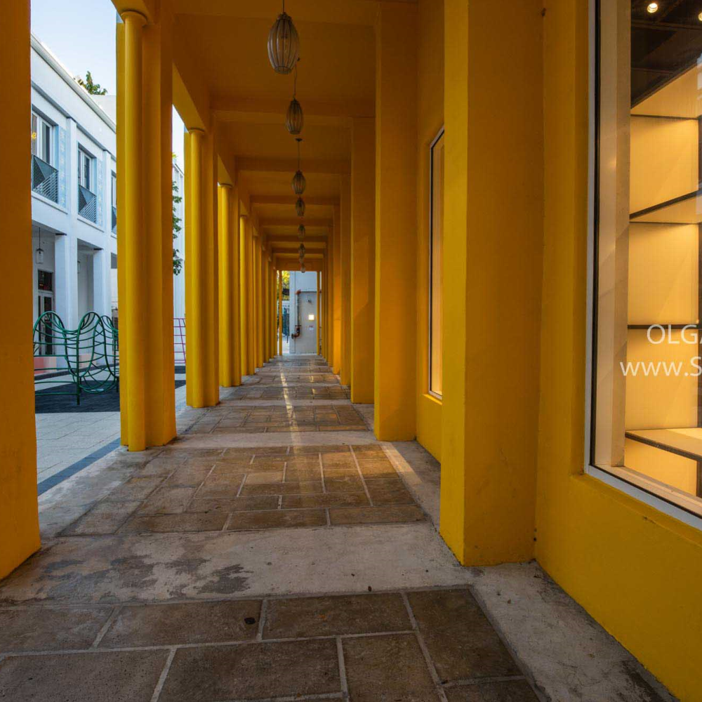 Deserted streets of Design District Miami during quarantine, Photographer Olga Kulakova