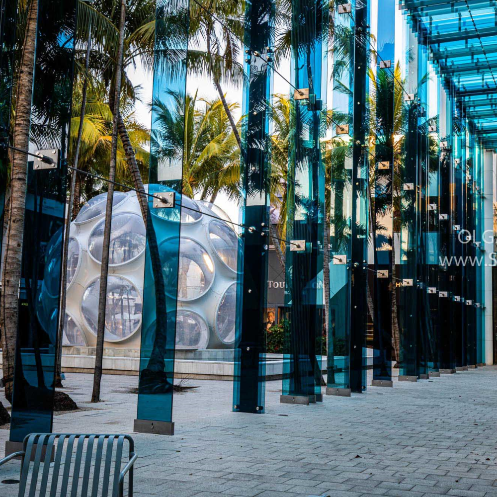 Deserted streets of Design District Miami during quarantine, Photographer Olga Kulakova